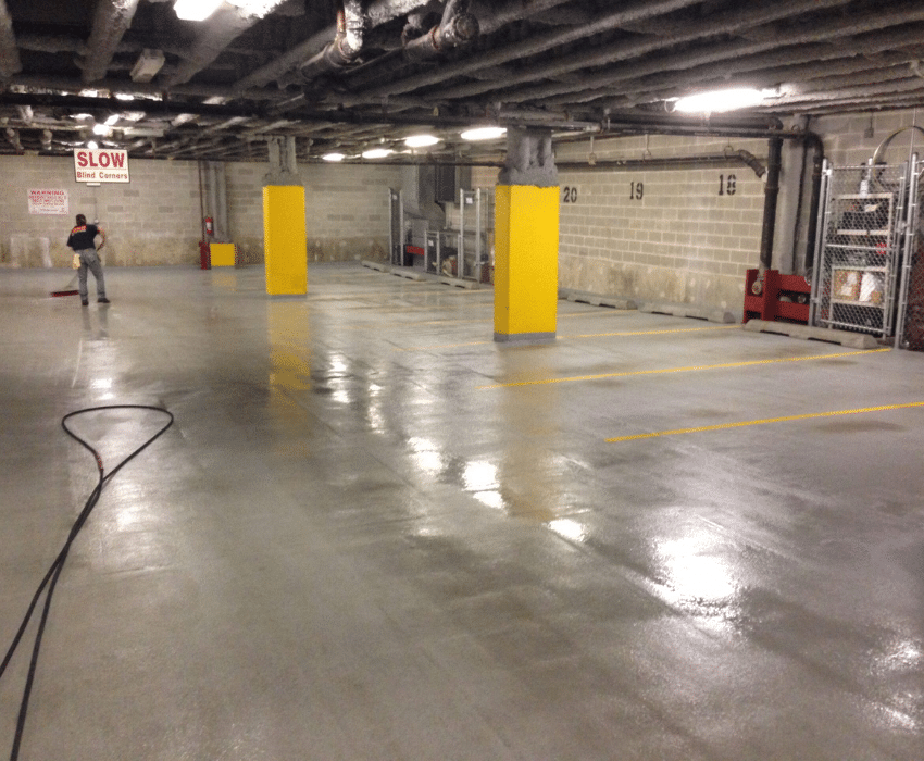 Parking Garage Cleaning